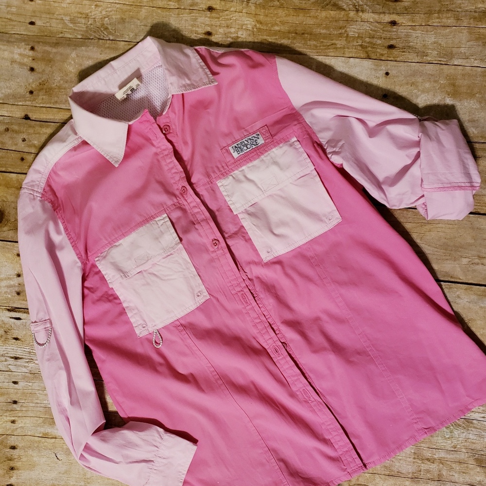   Lightweight pink fishing shirt